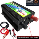 Tang I Generation 12V to 110V 3000W Intelligent Car Power Inverter with Dual USB(Black)
