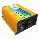 Tang I Generation 12V to 220V 3000W Intelligent Car Power Inverter with Dual USB(Yellow)