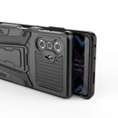 For Xiaomi Redmi K40 Gaming War Chariot Series Armor All-inclusive Shockproof PC + TPU Protective Case with Invisible Holder(Green)