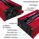 Zhizun 12V to 220V 4000W Car Power Inverter(Red)