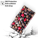For Xiaomi Redmi Note 9/Redmi 10X 4G Voltage Coloured Drawing Magnetic Clasp Horizontal Flip PU Leather Case with Holder & Card Slots(C06 Red Lip Chocolate)