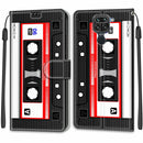 For Xiaomi Redmi Note 9/Redmi 10X 4G Voltage Coloured Drawing Magnetic Clasp Horizontal Flip PU Leather Case with Holder & Card Slots(C10 Black Red Tape)