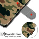 For Xiaomi Redmi Note 9/Redmi 10X 4G Voltage Coloured Drawing Magnetic Clasp Horizontal Flip PU Leather Case with Holder & Card Slots(C12 Green Yellow Camouflage)