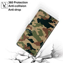For Xiaomi Redmi Note 9/Redmi 10X 4G Voltage Coloured Drawing Magnetic Clasp Horizontal Flip PU Leather Case with Holder & Card Slots(C12 Green Yellow Camouflage)