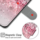 For Xiaomi Redmi Note 9/Redmi 10X 4G Voltage Coloured Drawing Magnetic Clasp Horizontal Flip PU Leather Case with Holder & Card Slots(C13 Silver Pink Glitter)