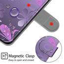 For Xiaomi Redmi Note 9/Redmi 10X 4G Voltage Coloured Drawing Magnetic Clasp Horizontal Flip PU Leather Case with Holder & Card Slots(C16 Water Drop Six Petal Flower)