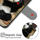 For Xiaomi Redmi Note 9/Redmi 10X 4G Voltage Coloured Drawing Magnetic Clasp Horizontal Flip PU Leather Case with Holder & Card Slots(C18 Wood Board Panda)