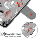 For Xiaomi Redmi Note 9/Redmi 10X 4G Voltage Coloured Drawing Magnetic Clasp Horizontal Flip PU Leather Case with Holder & Card Slots(C19 Material Flower)