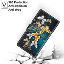 For Xiaomi Redmi Note 9/Redmi 10X 4G Voltage Coloured Drawing Magnetic Clasp Horizontal Flip PU Leather Case with Holder & Card Slots(C20 Gold Silver Flying Butterflies)