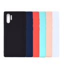 For Galaxy Note10+ Candy Color TPU Case(Black)