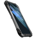 For Samsung Galaxy S21 FE R-JUST AMIRA Shockproof Dustproof Waterproof Metal Protective Case(Black)