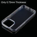 0.75mm Ultra-thin Transparent TPU Soft Protective Case For iPhone 13 Pro