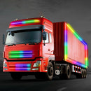 DC24V / 7W Colorful Truck Warning Light Slide Light with SMD-5050 Lamp Beads, Length:1m