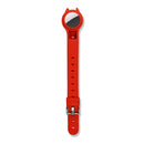 Anti-scratch Shockproof Silicone Pet Collar Protective Cover Case For AirTag(Red)