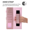 For iPad mini 1 / 2 / 3 / 4 / 5 Business Style Horizontal Flip Leather Case with Holder & Card Slot & Photo Frame & Wallet & Hand Strap & Sleep / Wake-up Function(Rose Gold)
