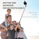 Q02S Fill Light Bluetooth Selfie Stick Tripod Mobile Phone Holder(Black)