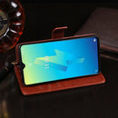 For Wiko Power U10 idewei Crazy Horse Texture Horizontal Flip Leather Case with Holder & Card Slots & Wallet(Yellow)