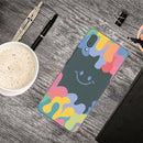 For Xiaomi Redmi 9A Painted Smiley Face Pattern Liquid Silicone Shockproof Case(Dark Green)