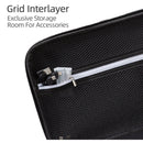 Portable Single Shoulder Storage Travel Carrying Cover Case Box with Baffle Separator for FIMI X8 mini(Black + Red Liner)