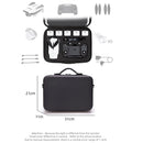 Portable Single Shoulder Storage Travel Carrying Cover Case Box with Baffle Separator for FIMI X8 mini(Black + Red Liner)