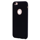 For iPhone 6s Plus / 6 Plus Candy Color TPU Case(Black)