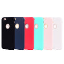 For iPhone 6s Plus / 6 Plus Candy Color TPU Case(Black)