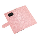For Xiaomi POCO X3 NFC / X3 Pro / X3 Skin Feel Embossed Sunflower Horizontal Flip Leather Case with Holder & Card Slots & Wallet & Lanyard(Rose Gold)