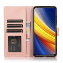 For Xiaomi POCO X3 NFC / X3 Pro / X3 Skin Feel Embossed Sunflower Horizontal Flip Leather Case with Holder & Card Slots & Wallet & Lanyard(Rose Gold)