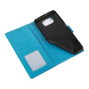 For Xiaomi POCO X3 NFC / X3 Pro / X3 Skin Feel Embossed Sunflower Horizontal Flip Leather Case with Holder & Card Slots & Wallet & Lanyard(Blue)