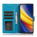 For Xiaomi POCO X3 NFC / X3 Pro / X3 Skin Feel Embossed Sunflower Horizontal Flip Leather Case with Holder & Card Slots & Wallet & Lanyard(Blue)