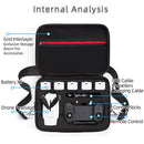 Single Shoulder Storage Bag Shockproof Waterproof Travel Carrying Cover Hard Case for FIMI X8 Mini(Black + Black Liner)