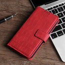 For Samsung Galaxy A12 Skin Feel Crocodile Texture Magnetic Clasp Horizontal Flip PU Leather Case with Holder & Card Slots & Wallet(Red)
