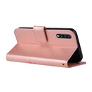 For Samsung Galaxy A50 Embossed Lucky Tree Horizontal Flip Leather Case with Holder & Card Slot & Wallet & Lanyard(Rose Gold)