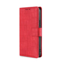 Skin Feel Crocodile Texture Magnetic Clasp Horizontal Flip PU Leather Case with Holder & Card Slots & Wallet For iPhone 11(Red)