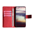 Skin Feel Crocodile Texture Magnetic Clasp Horizontal Flip PU Leather Case with Holder & Card Slots & Wallet For iPhone 11(Red)