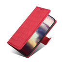 Skin Feel Crocodile Texture Magnetic Clasp Horizontal Flip PU Leather Case with Holder & Card Slots & Wallet For iPhone 11(Red)