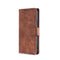 Skin Feel Crocodile Texture Magnetic Clasp Horizontal Flip PU Leather Case with Holder & Card Slots & Wallet For iPhone 11(Brown)
