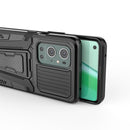 For OnePlus 9 Pro War Chariot Series Armor All-inclusive Shockproof PC + TPU Protective Case with Invisible Holder(Grey)