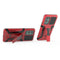 For OnePlus 9 Pro War Chariot Series Armor All-inclusive Shockproof PC + TPU Protective Case with Invisible Holder(Red)