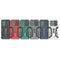 For OnePlus 9 Pro War Chariot Series Armor All-inclusive Shockproof PC + TPU Protective Case with Invisible Holder(White)
