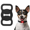 Shockproof Anti-scratch Silicone Case Protective Cover, Style: Bones, Model:For AirTag(Black)