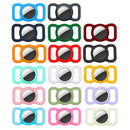 Shockproof Anti-scratch Silicone Case Protective Cover, Style: Bones, Model:For AirTag(Black)