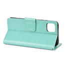 For Samsung Galaxy A22 5G Butterfly Flower Pattern Horizontal Flip Leather Case with Holder & Card Slots & Wallet(Green)