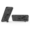 For Huawei P40 Supersonic PC + TPU Shock-proof Protective Case with Holder(Black)