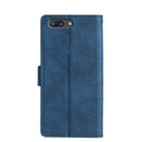 For OnePlus 5 Skin Feel Crocodile Texture Magnetic Clasp Horizontal Flip PU Leather Case with Holder & Card Slots & Wallet(Blue)