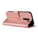 For Xiaomi Redmi 9 Embossed Lucky Tree Horizontal Flip Leather Case with Holder & Card Slot & Wallet & Lanyard(Rose Gold)