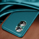 For Honor 50 Magnetic Side Window View Shockproof Horizontal Flip Leather Smart Case(Orange)