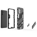 For Samsung Galaxy A32 4G Punk Armor 2 in 1 PC + TPU Shockproof Case with Invisible Holder(Red)