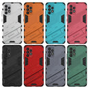For Samsung Galaxy A32 4G Punk Armor 2 in 1 PC + TPU Shockproof Case with Invisible Holder(Red)