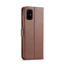 For Samsung Galaxy A03s 164mm LC.IMEEKE Calf Texture Horizontal Flip Leather Case with Holder & Card Slots & Wallet(Brown)